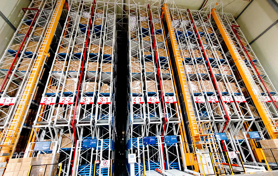 เครนสแตกเกอร์ hydglobalasrs (โซลูชันการจัดเก็บอัตโนมัติ)