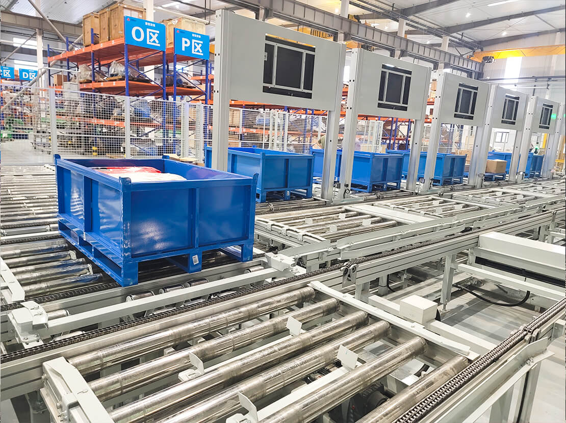 การควบคุมการป้อนกล่องและลังสินค้า (มินิโหลด ASRS)