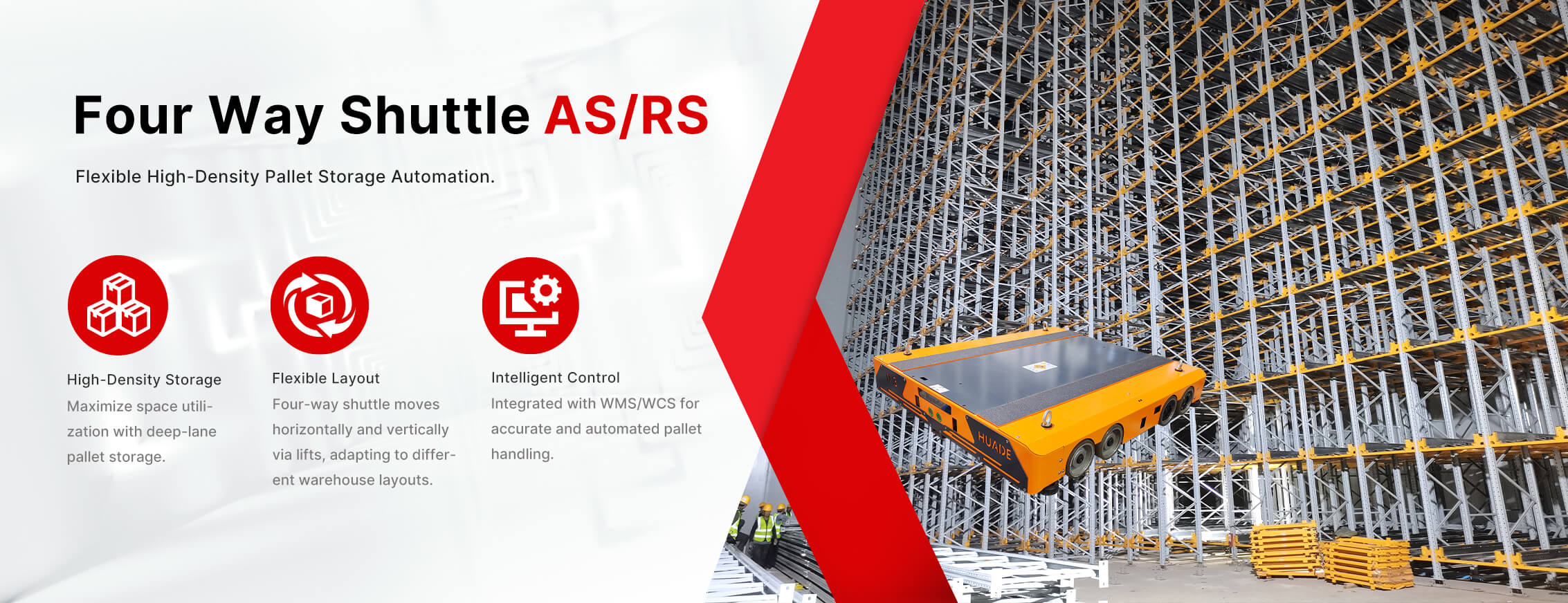ระบบ ASRS ชัตเตอร์ 4 ทิศทาง ระบบ ASRS ชัตเตอร์ 4 ทิศทาง