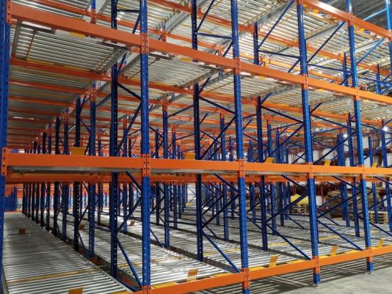 FIFO Roller Bed Pallet Flow Racking